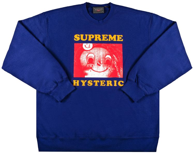 Supreme x Hysteric Glamour Crewneck Dark Royal
