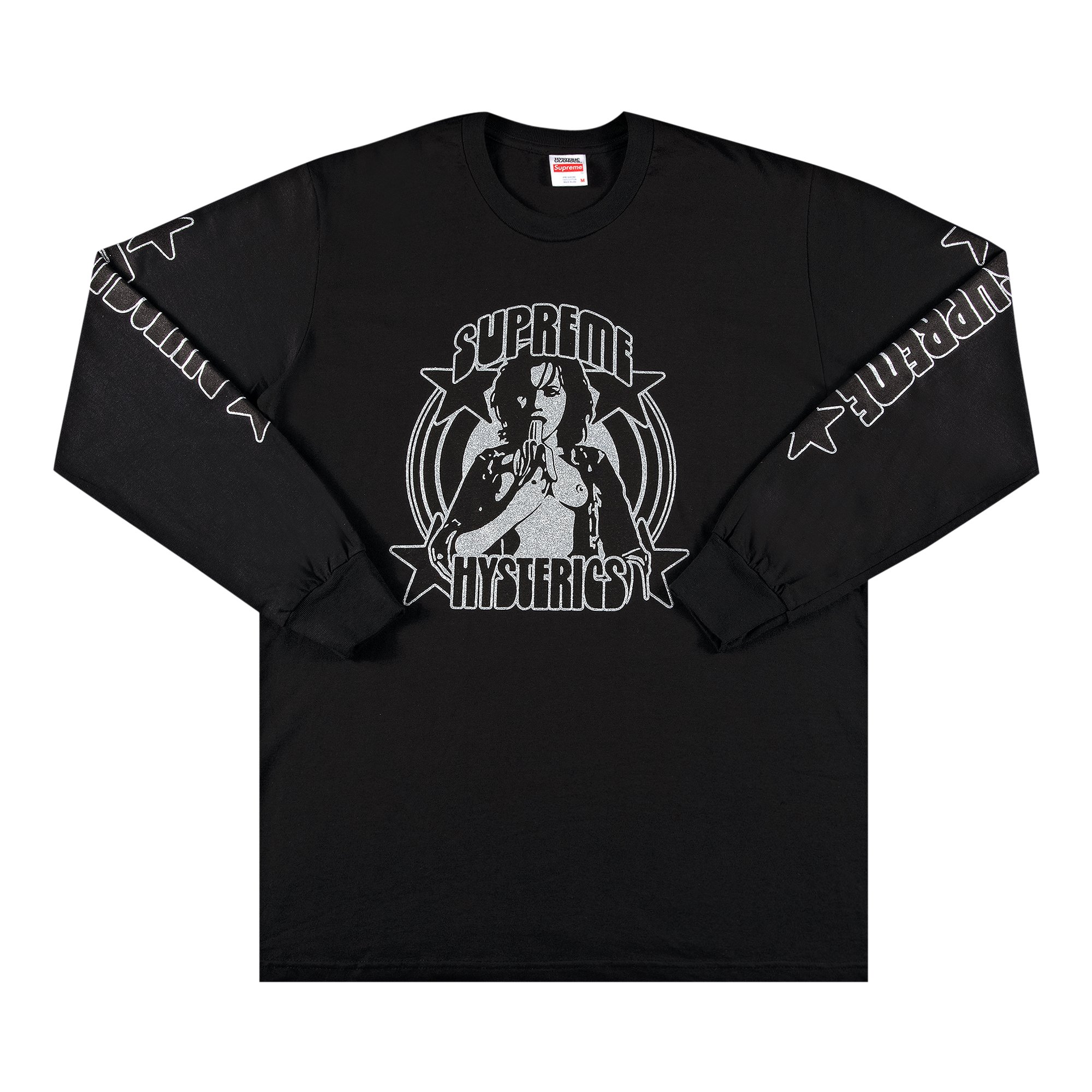 Buy Supreme x Hysteric Glamour Long-Sleeve Tee 'Black' - SS21T24 BLACK |  GOAT