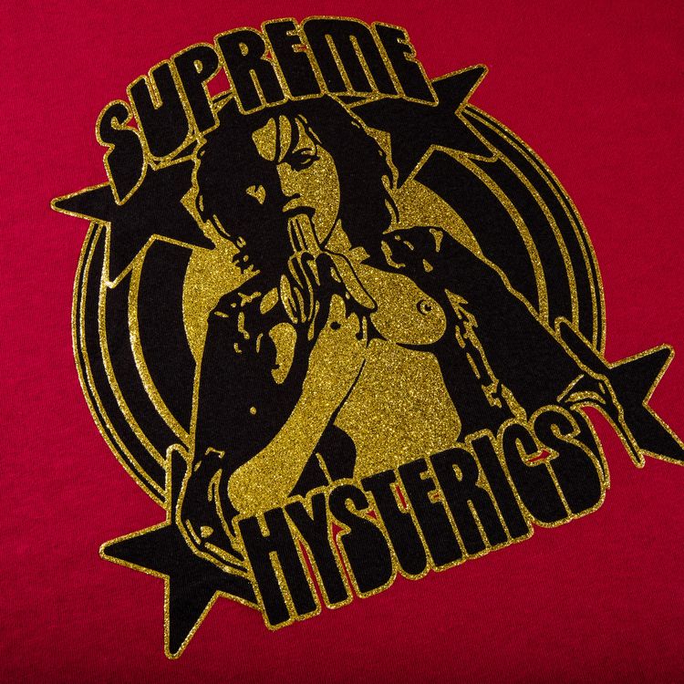 Supreme x Hysteric Glamour Long Sleeve Tee Dark Magenta
