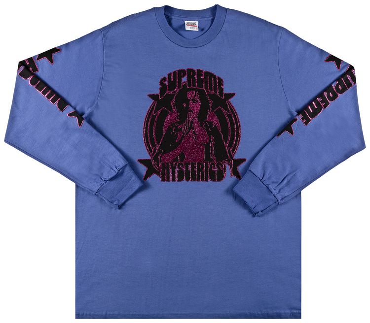 Supreme x Hysteric Glamour Long Sleeve Tee Light Purple