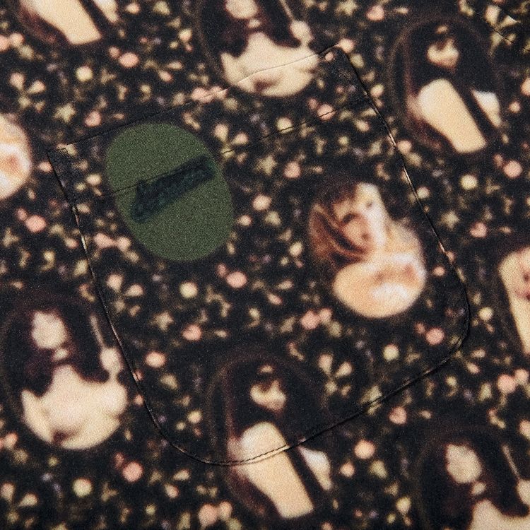 Supreme x Hysteric Glamour Blurred Girls Rayon Short Sleeve Shirt Black