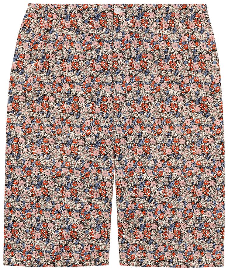 Gucci x Liberty London Floral Cotton Shorts RedPinkGreen
