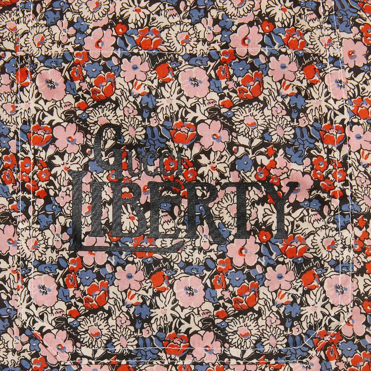 Gucci x Liberty London Floral Cotton Shorts RedPinkGreen