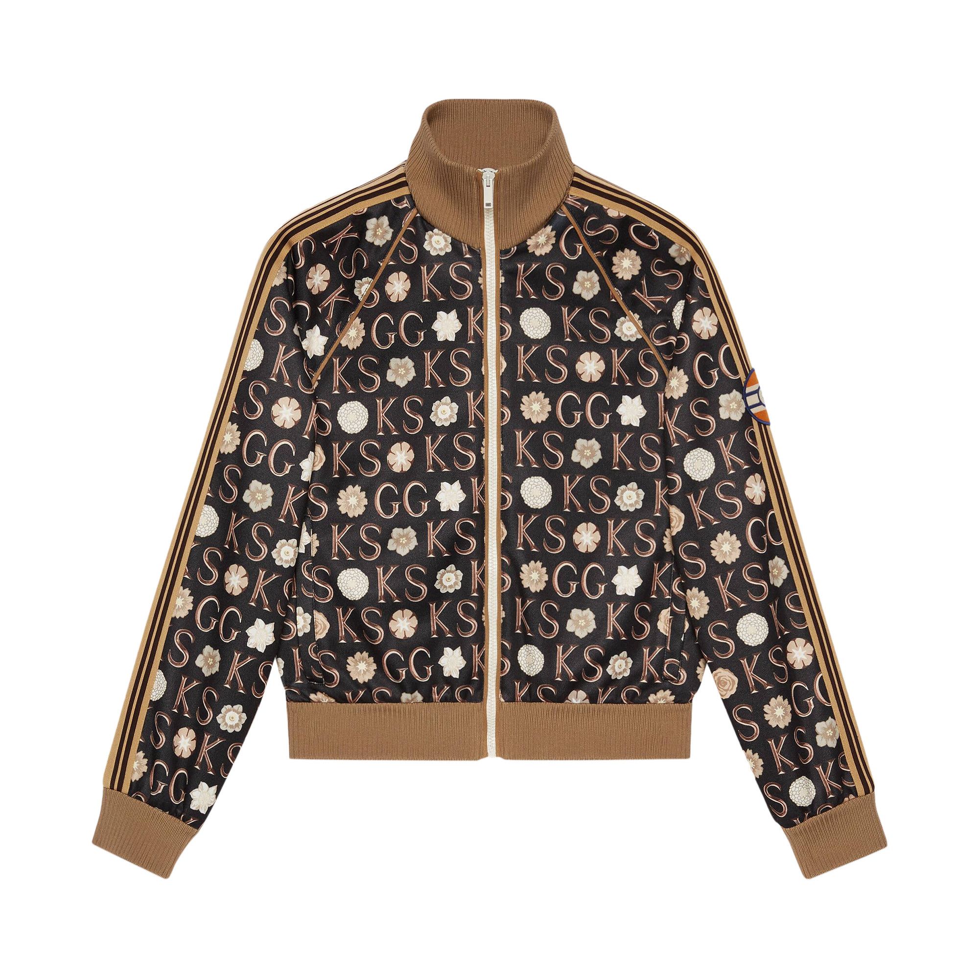 Buy Gucci x Ken Scott Print Zip-Up Jacket 'Black/Ivory' - 645217