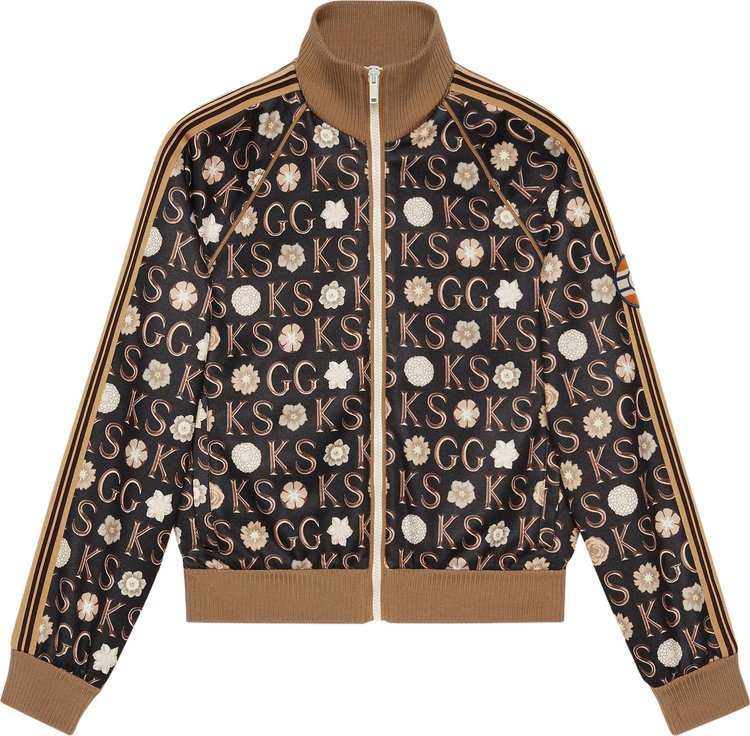 Gucci x Ken Scott Print Zip-Up Jacket 'Black/Ivory'