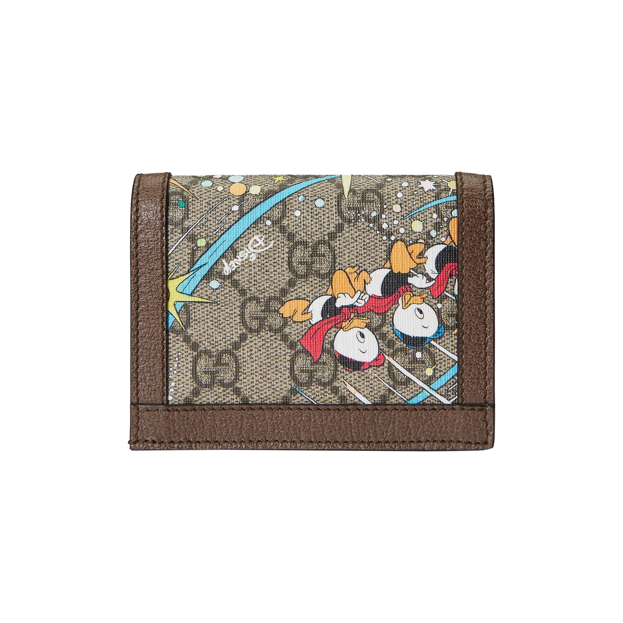 グッチ　ドナルド　財布 GUCCI WALLET DONALD DUCK Gucci Multicolor Disney Edition GG Donald Duck Rocket