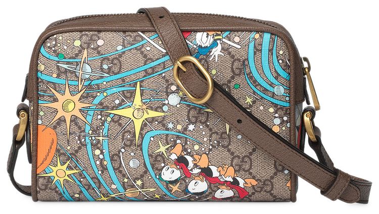 Gucci x Disney Mini Donald Duck Shoulder Bag GG Supreme