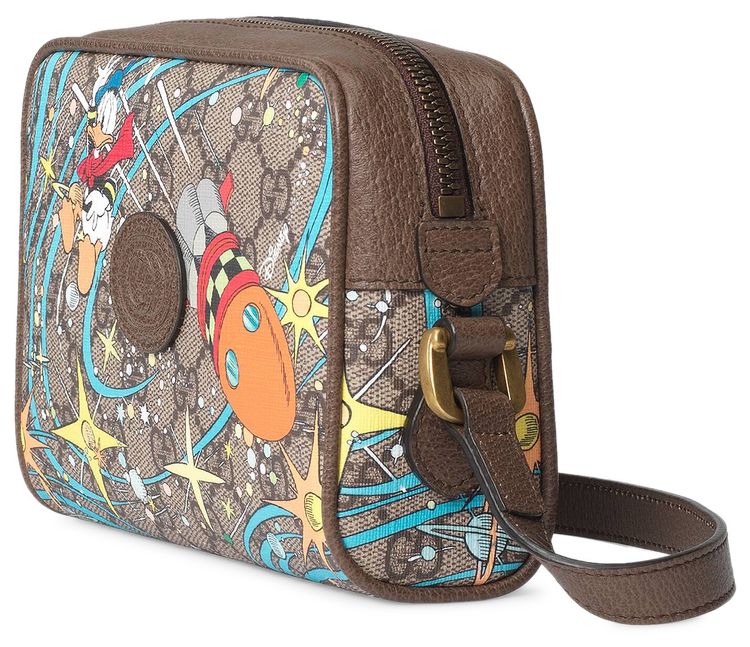 Gucci x Disney Mini Donald Duck Shoulder Bag GG Supreme