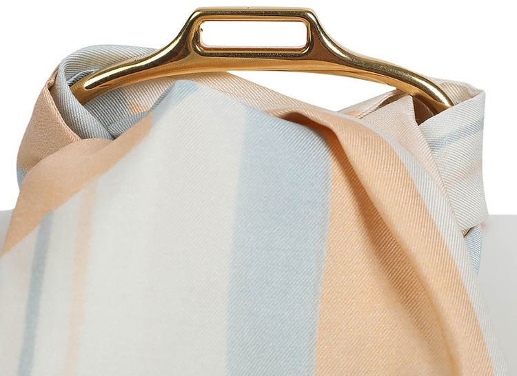 Jil Sander Foulard Handle Purse Medium Orange