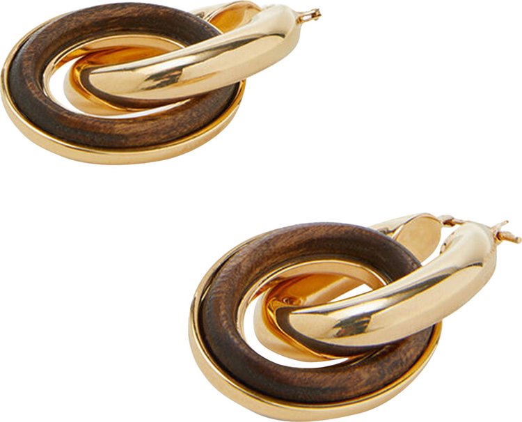 Jil Sander Earrings Dark Brown