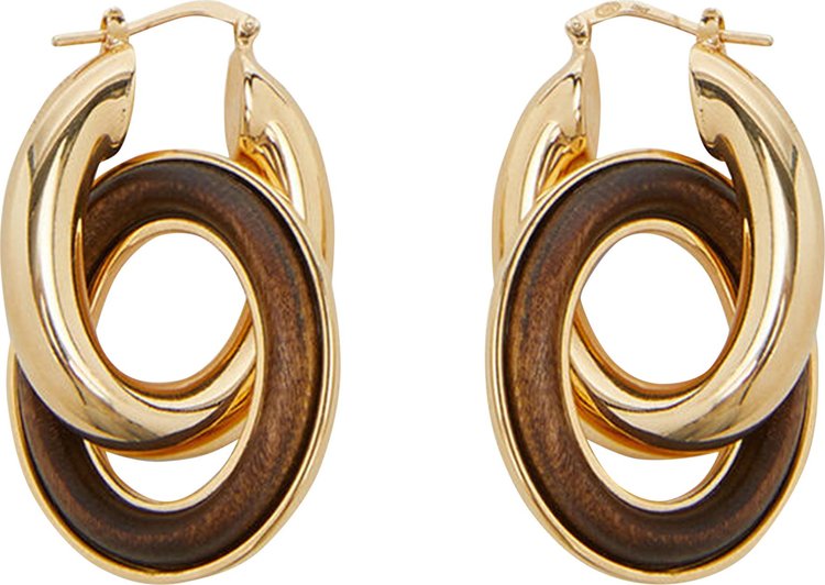 Jil Sander Earrings Dark Brown