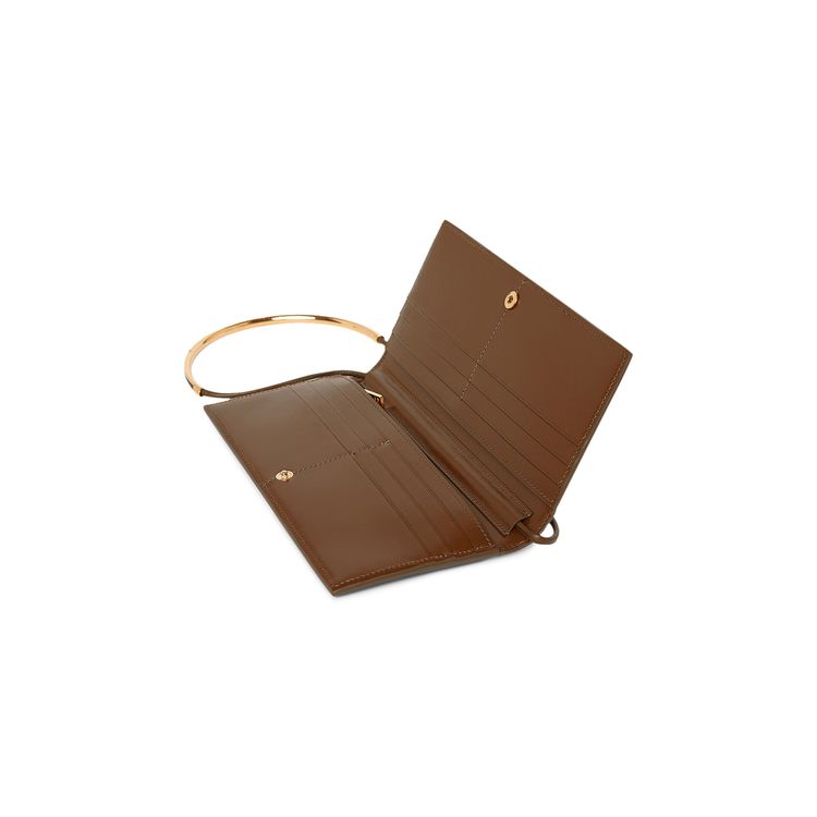 Jil Sander Continental Purse Dark Red