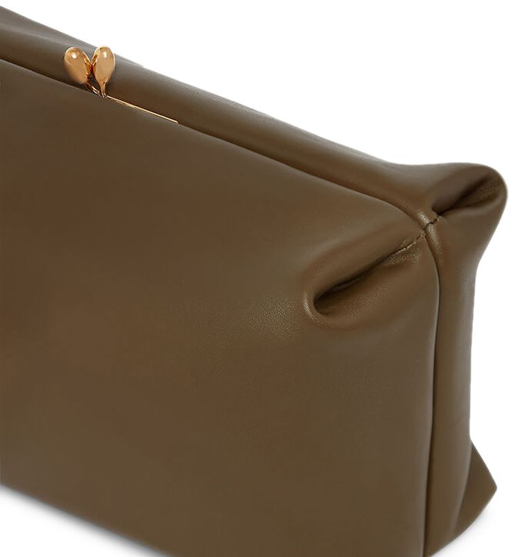 Jil Sander Goji Clutch Hunter Green