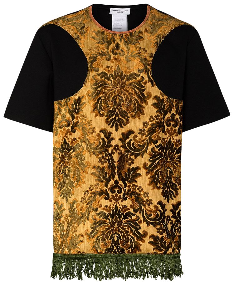 Marine Serre Regenerated Carpet T Shirt Black