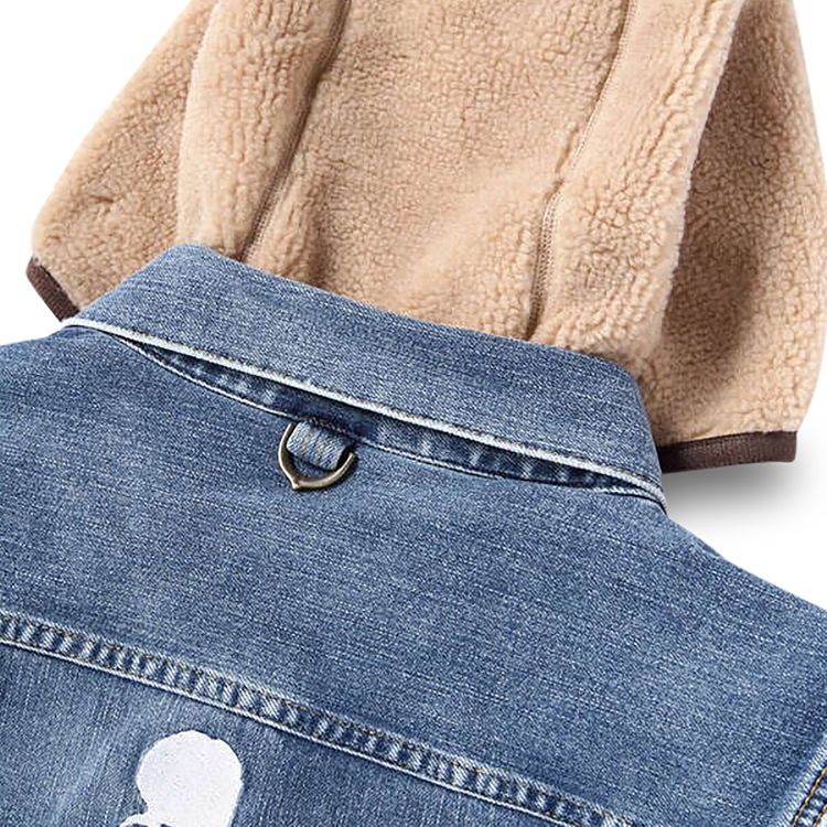 Mastermind World Stretch Denim Hooded Trucker Jacket With Vest Indigo