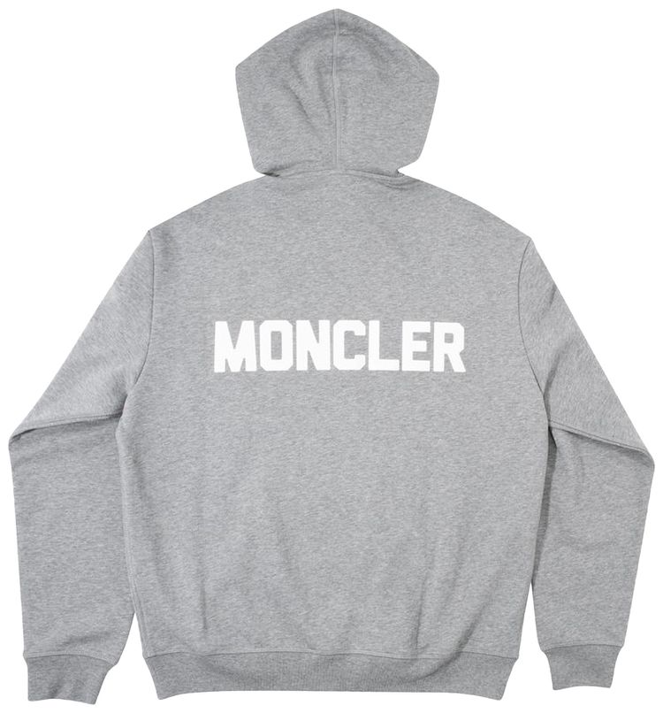 Moncler Maglia Con Cappuccio Hoodie Grey