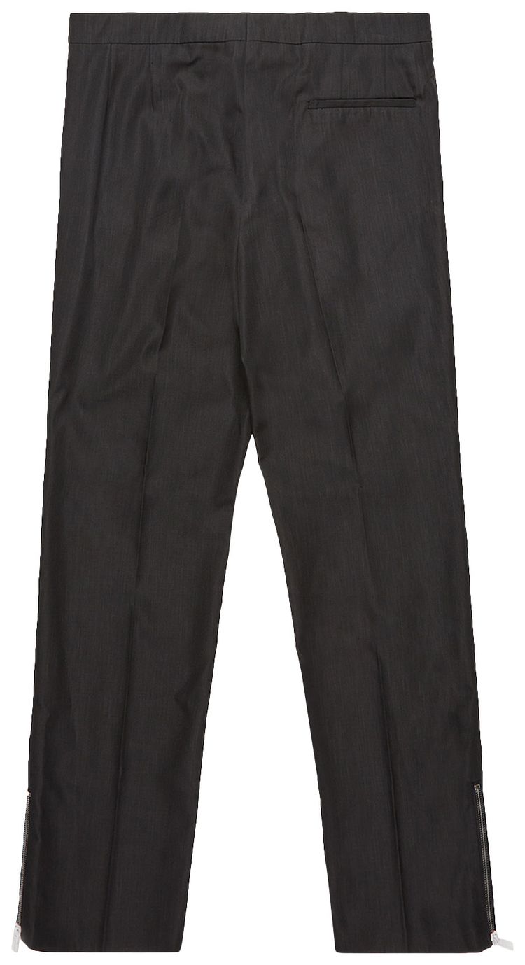 Raf Simons Slim Fit Trouser With Ankle Zips Dark Navy