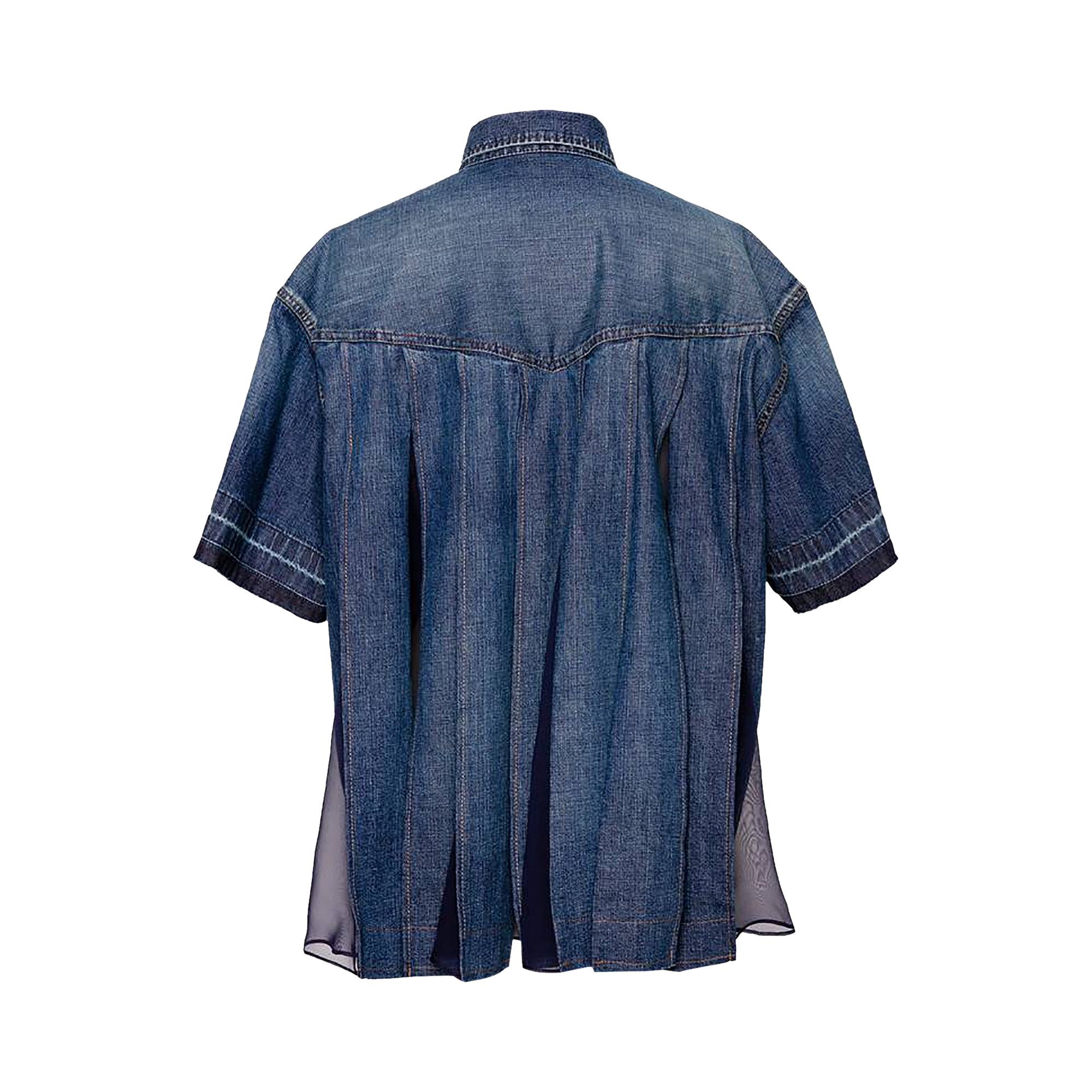 Denim Mix Shirt | sacai Official Store サカイ オフィシャル