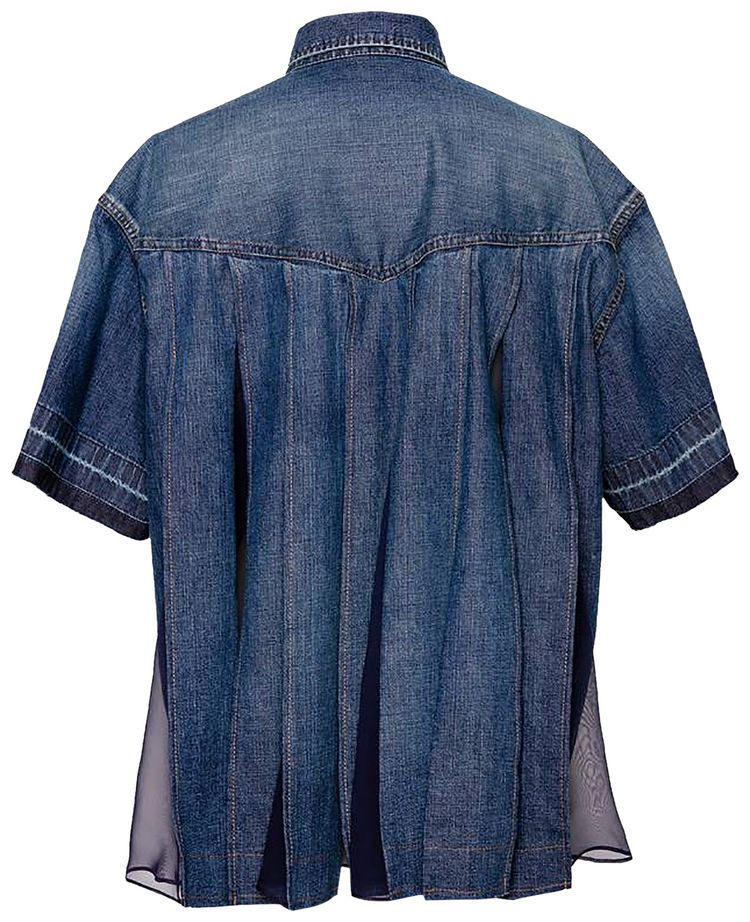 Sacai Denim Shirt Light Blue