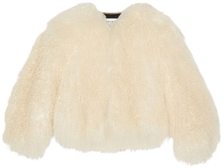 Saint Laurent Short Jacket Ecru