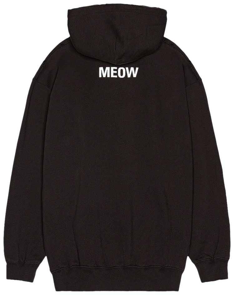 Balenciaga I Love Cats Hoodie Black