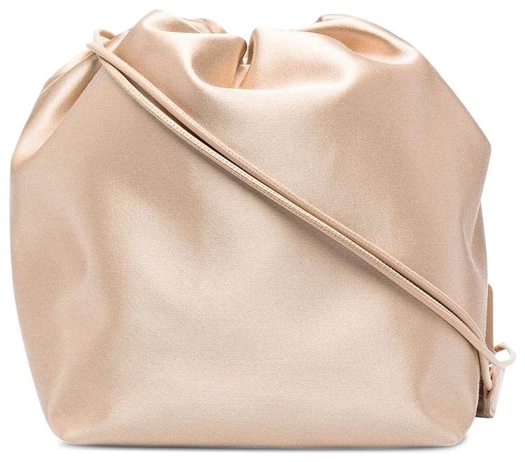 Jil Sander Small Drawstring Crossbody Light Beige