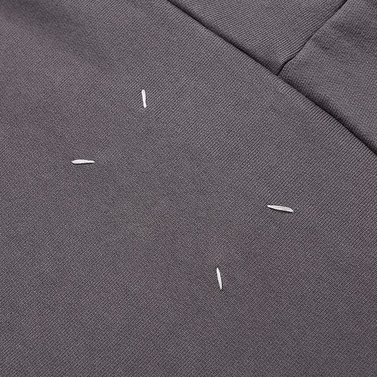 Maison Margiela Tape Print Oversized Hoodie Storm Grey