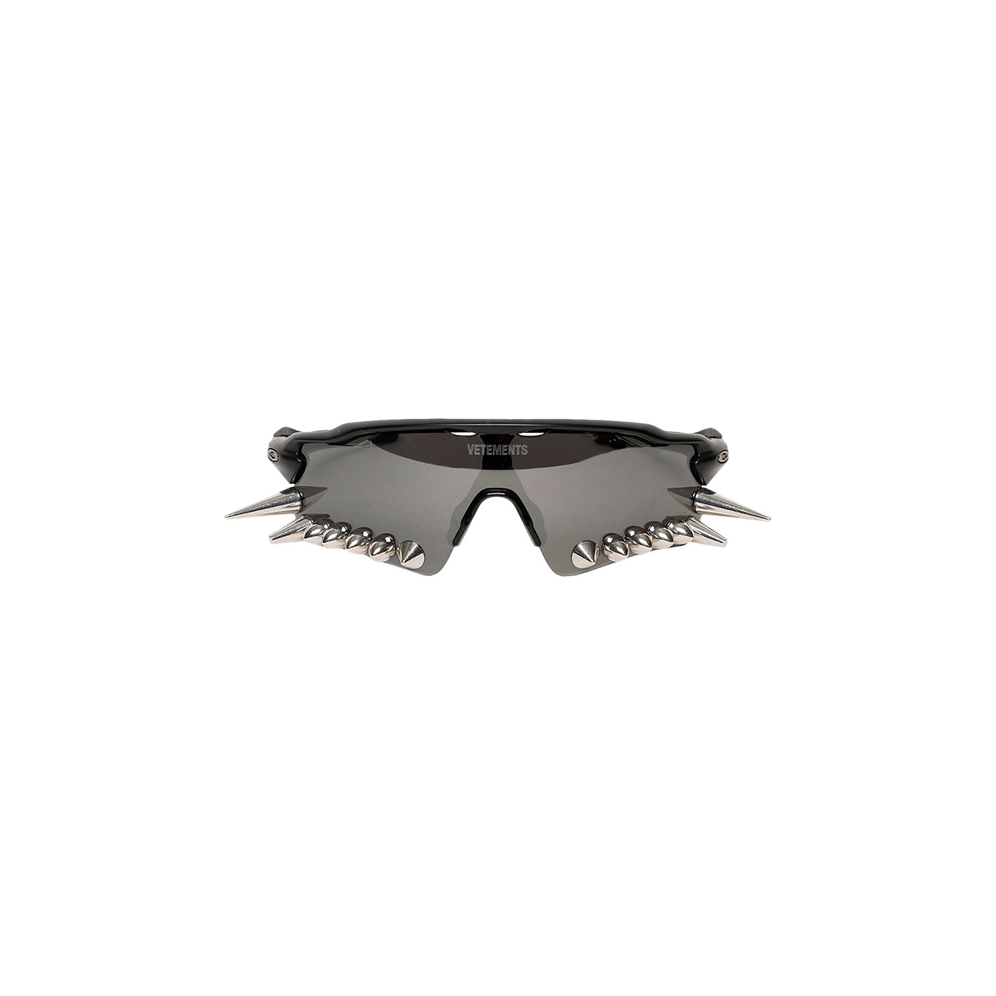 Buy Vetements x Oakley Spikes 400 Sunglasses Black Silver UE51SA700B BLAC GOAT UK