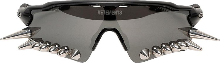 Vetements x Oakley Spikes 400 Sunglasses BlackSilver