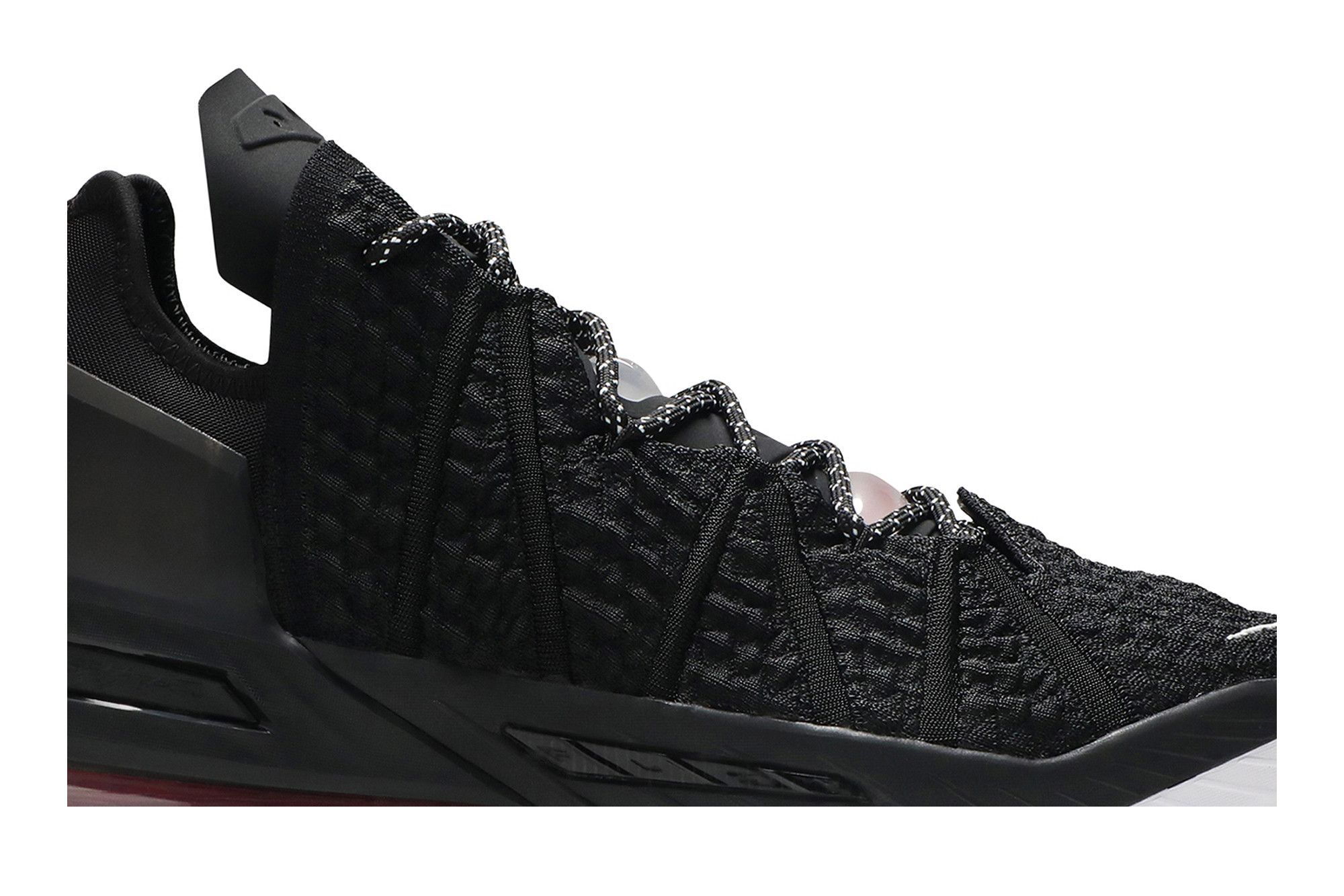 Size 10.0 LeBron 18 Black University Red