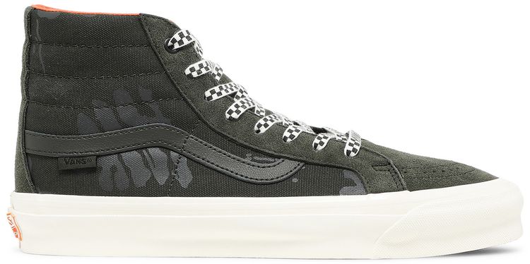 Vans Porter Yoshida  Co x OG SK8 Hi LX Forest Night Floral Checkerboard