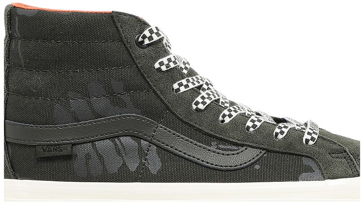 Vans Porter Yoshida  Co x OG SK8 Hi LX Forest Night Floral Checkerboard