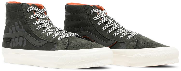 Vans Porter Yoshida  Co x OG SK8 Hi LX Forest Night Floral Checkerboard