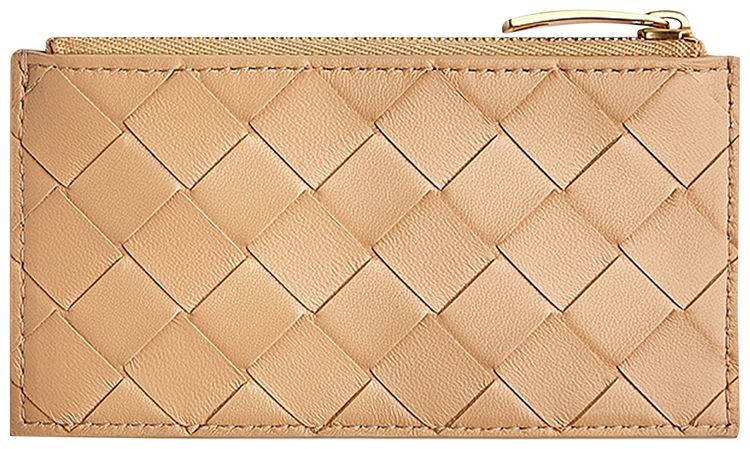 Bottega Veneta Card Case AlmondGold