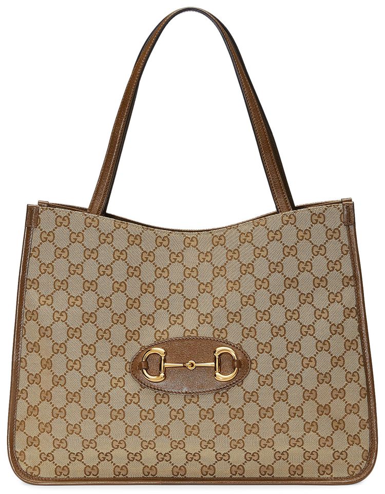 Gucci Horsebit 1955 Tote Bag Beige