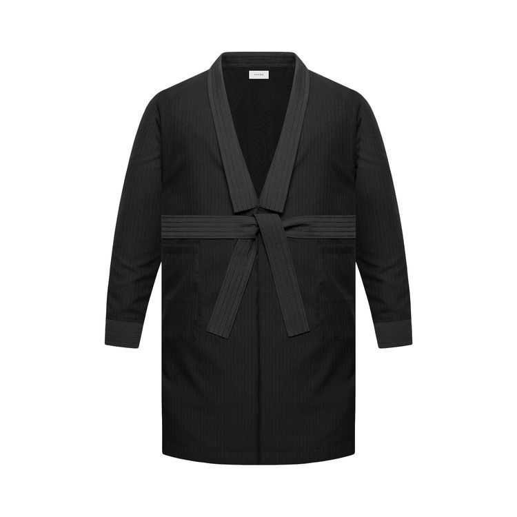 Goat Robe Buy Rhude Day Robe 'Black Pinstripe' - U08PF20083 | GOAT