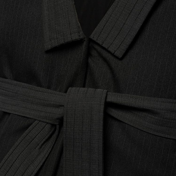 Rhude Day Robe Black Pinstripe
