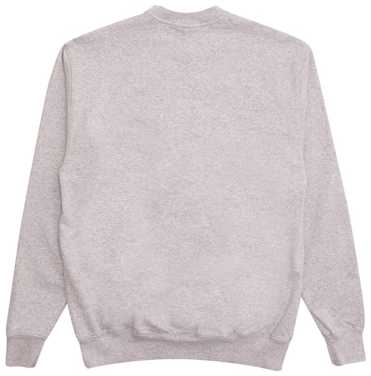 Sporty  Rich Team Logo Crewneck Heather Grey