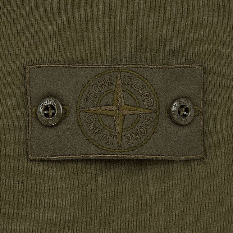 Stone Island Ghost Piece Sweatshirt Military Green