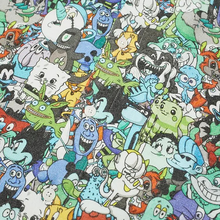 Vetements Cartoon Mania Flannel Shirt MulticolorCold