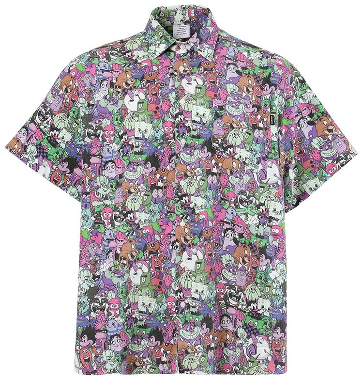 Vetements Cartoon Mania Flannel Shirt MulticolorHot