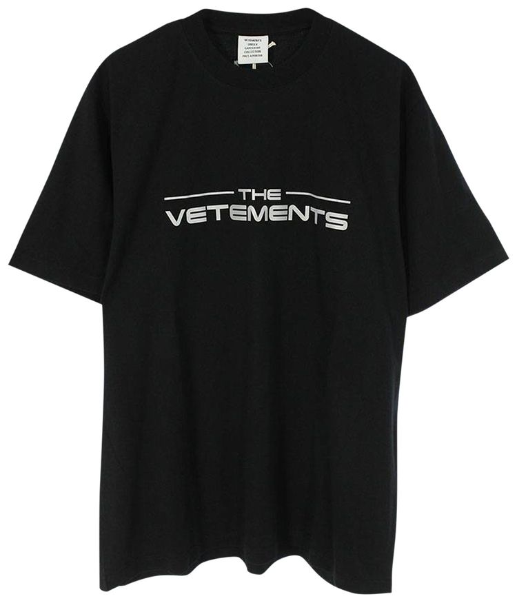 Vetements The Logo T Shirt Black