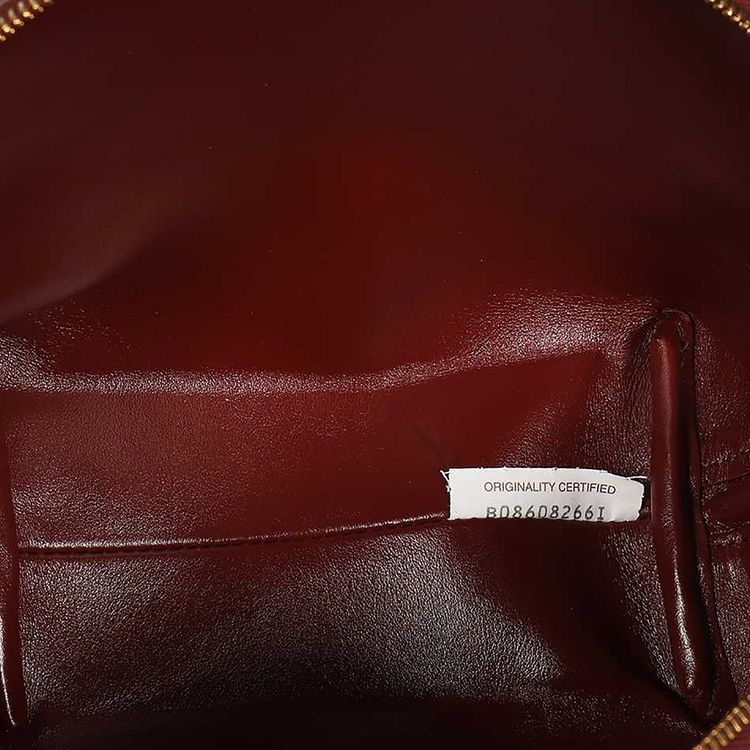Bottega Veneta Large Intrecciato Cosmetic Case BordeauxGold