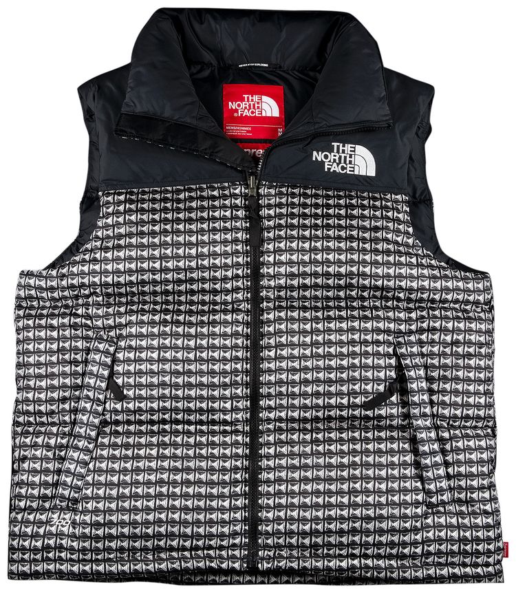 Supreme x The North Face Studded Nuptse Vest Black