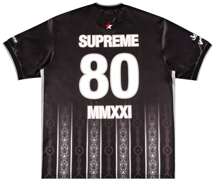 Supreme Arabic Logo Soccer Jersey Black