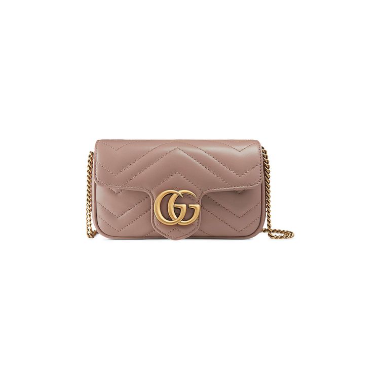 Buy Gucci GG Marmont Matelassé Leather Super Mini Bag 'Beige