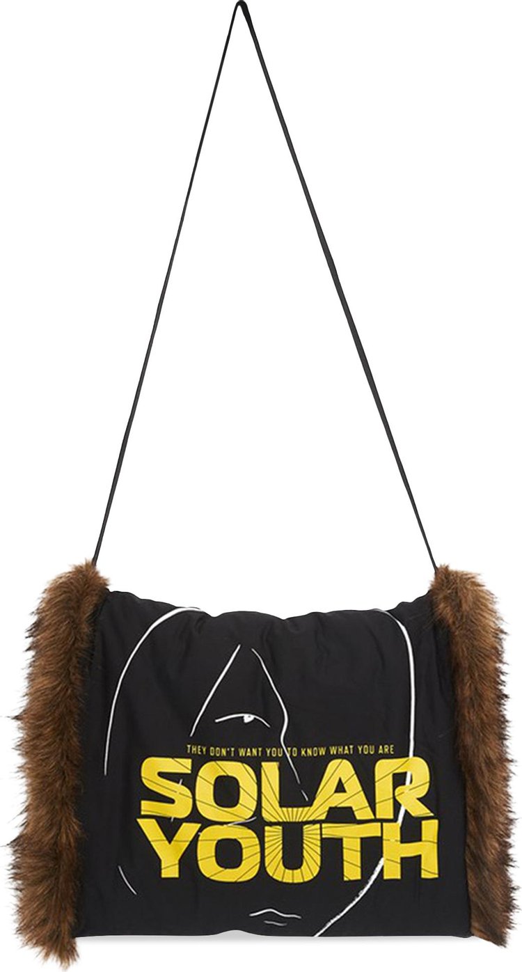 Raf Simons Printed Muff Bag BlackMint