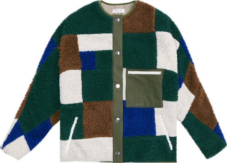 Sandy Liang Patchwork Fleece Patchwork