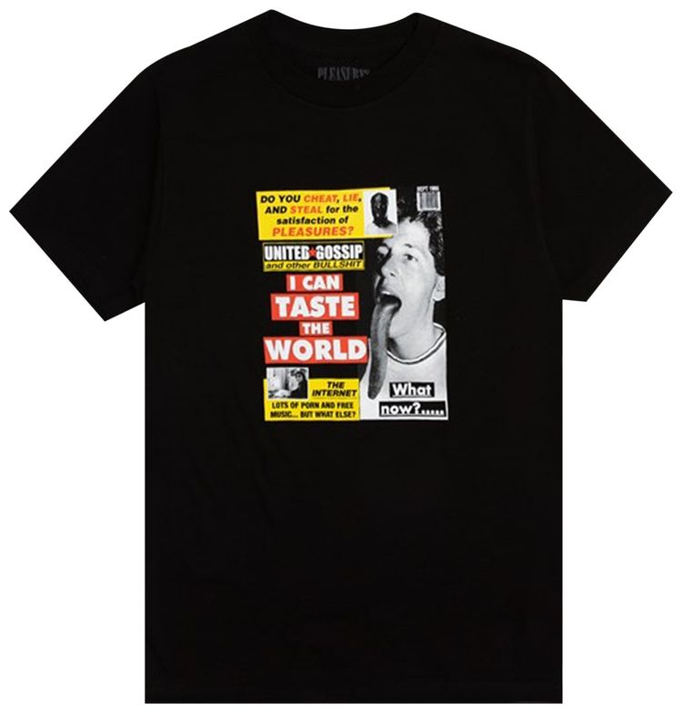 Pleasures Gossip T Shirt Black