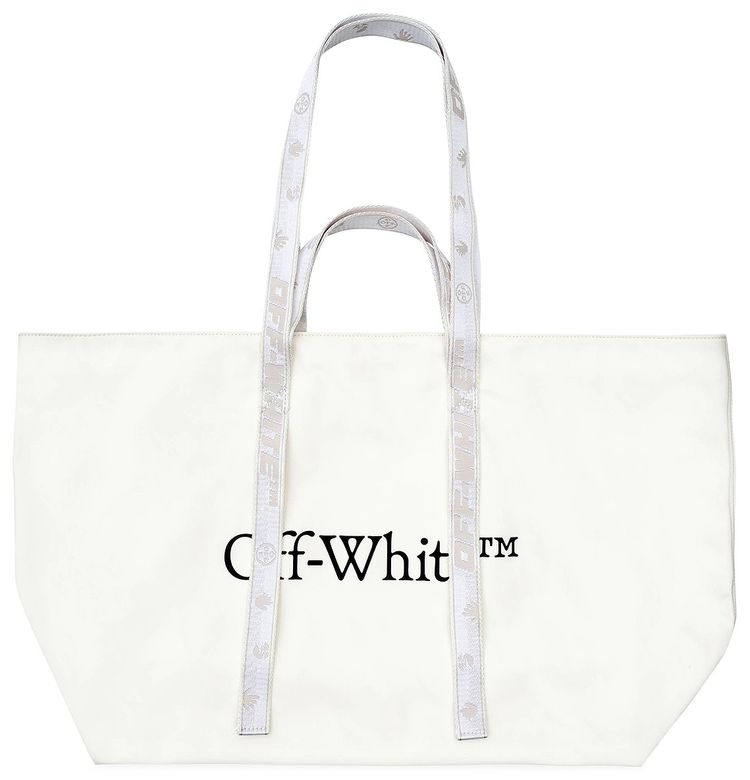 Off White Commercial Tote Bag White